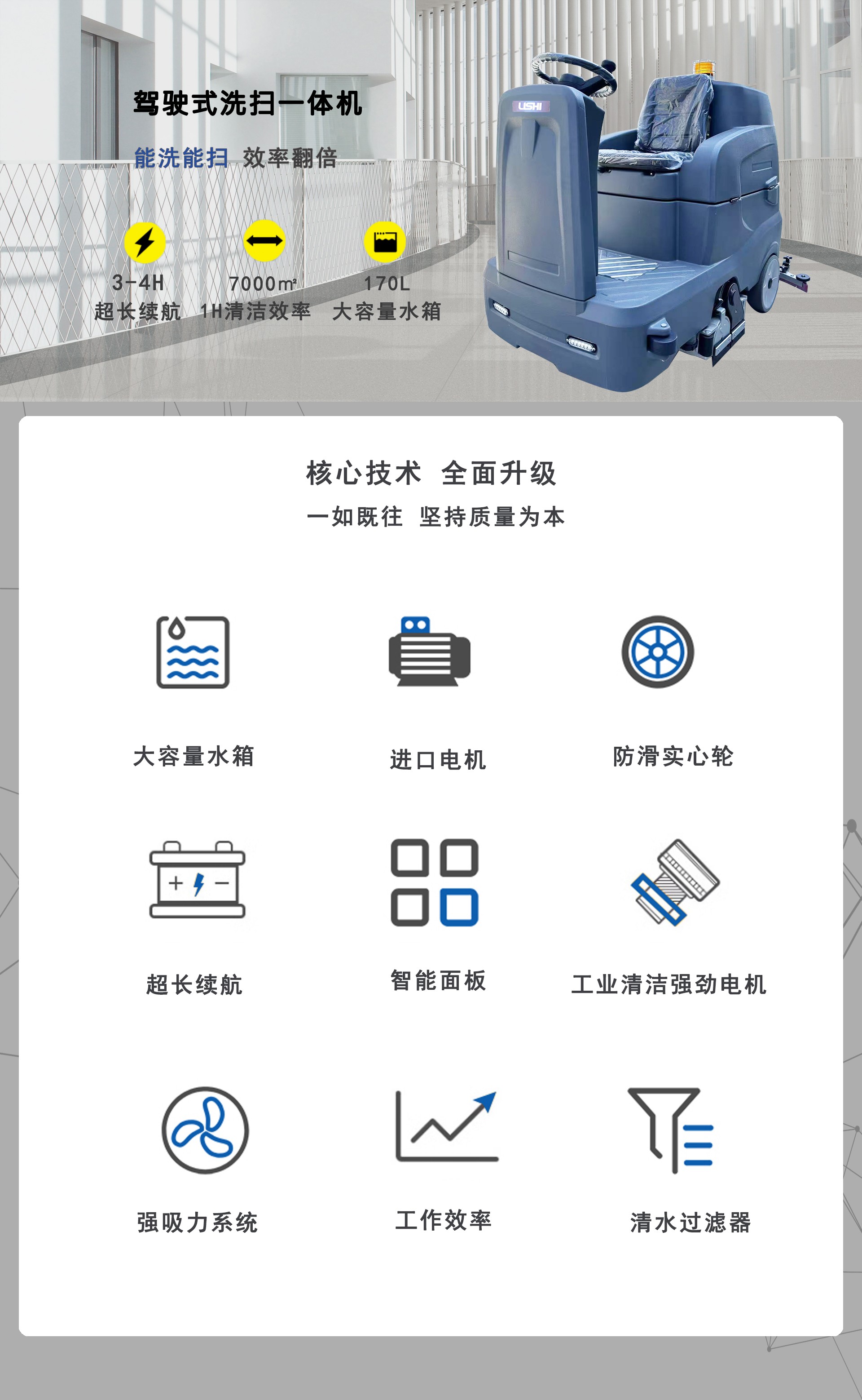 工業駕駛洗掃一體機,工廠駕駛式洗掃一體機
